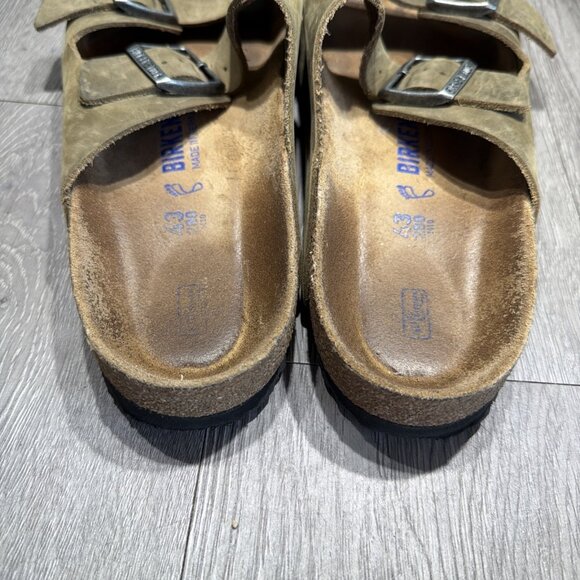 Birkenstock Arizona Soft Footbed Sandal EU 43 US 10 Tobacco Brown Oiled Leather main image 10